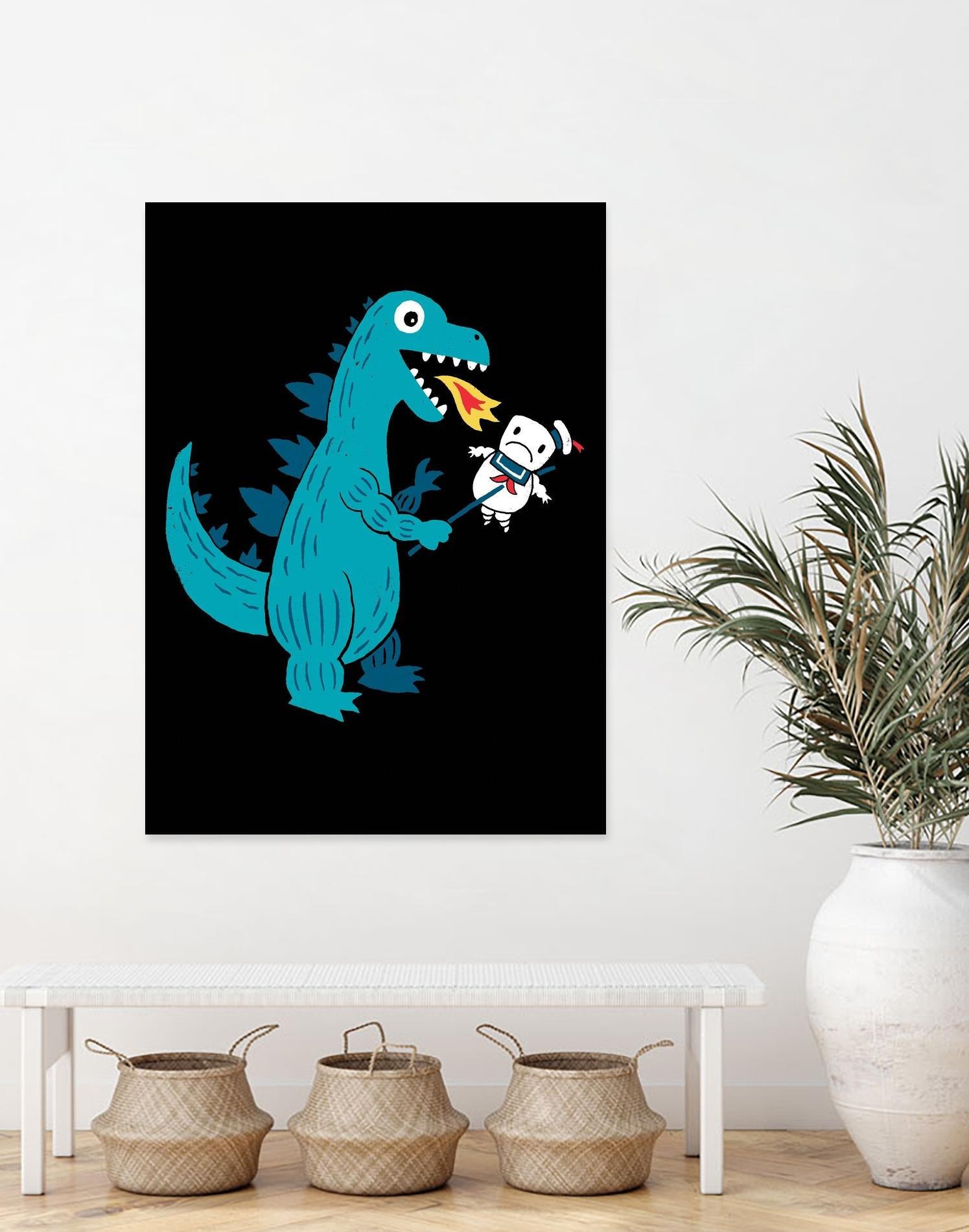 Everyone Loves Marshmallows by Michael Buxton on GIANT ART - multicolor urban/pop surrealism; novelty