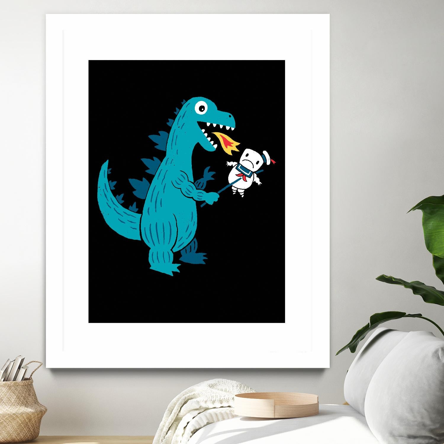 Everyone Loves Marshmallows by Michael Buxton on GIANT ART - multicolor urban/pop surrealism; novelty