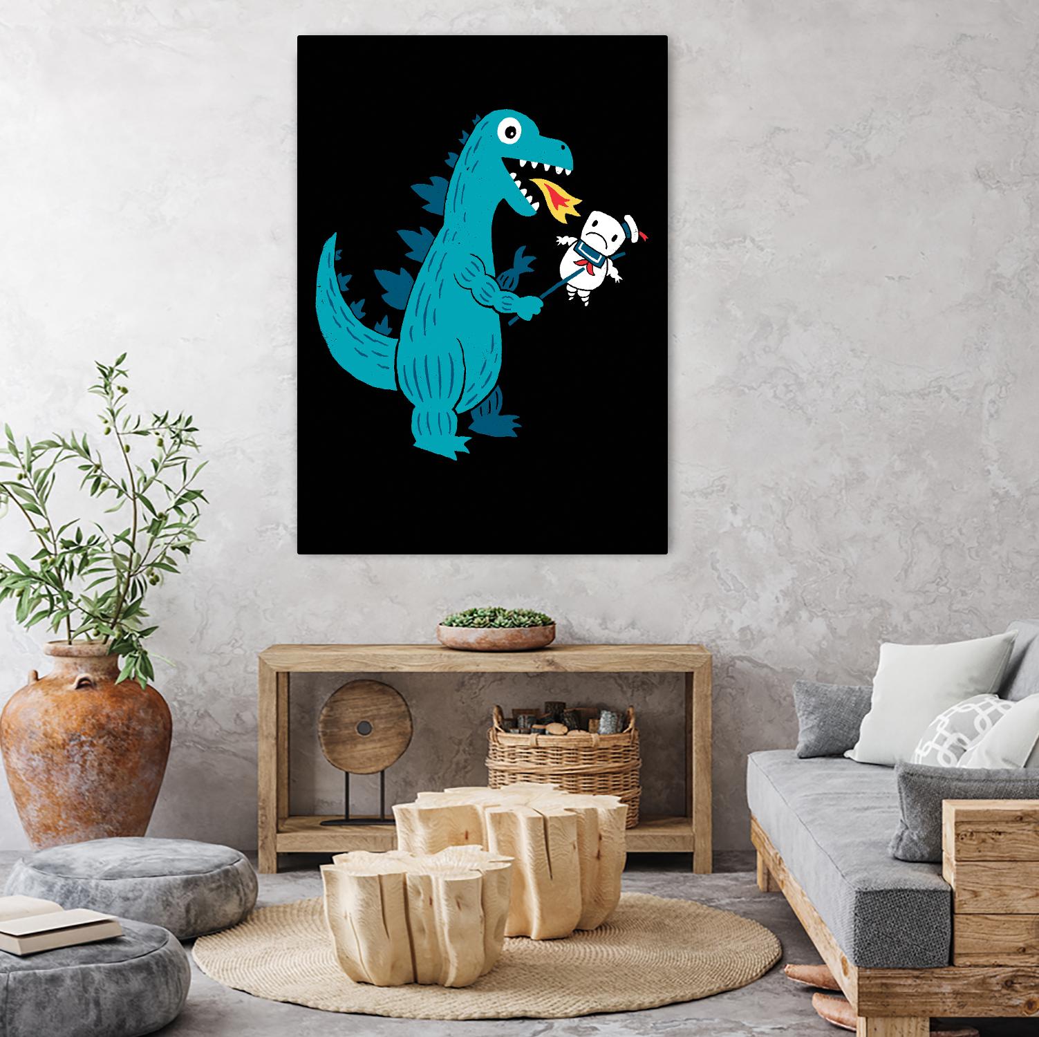 Everyone Loves Marshmallows by Michael Buxton on GIANT ART - multicolor urban/pop surrealism; novelty