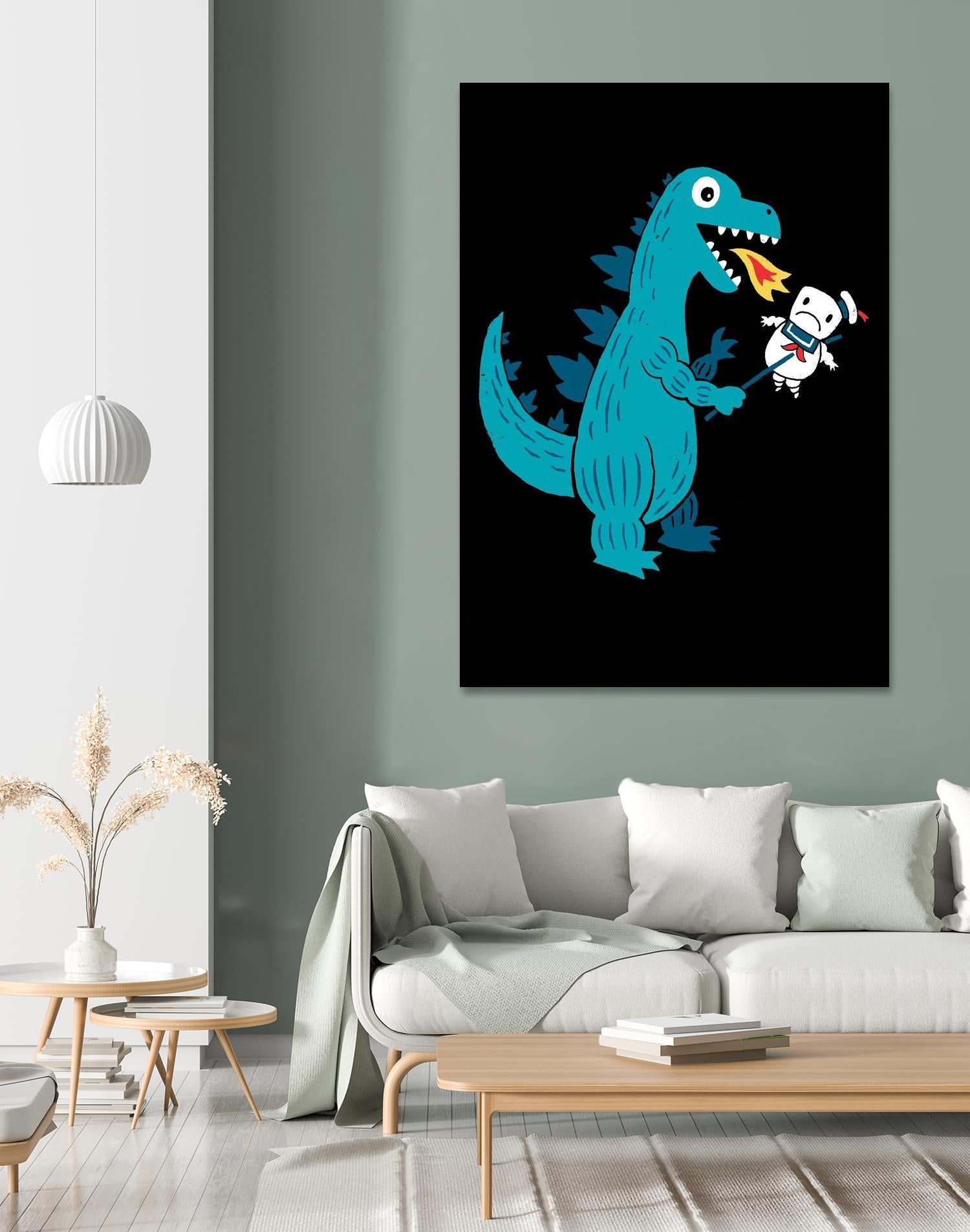 Everyone Loves Marshmallows by Michael Buxton on GIANT ART - multicolor urban/pop surrealism; novelty