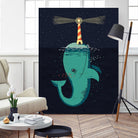 King of The Narwhals by Michael Buxton on GIANT ART - multicolor urban/pop surrealism; animals; children