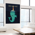 King of The Narwhals by Michael Buxton on GIANT ART - multicolor urban/pop surrealism; animals; children