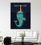 King of The Narwhals by Michael Buxton on GIANT ART - multicolor urban/pop surrealism; animals; children