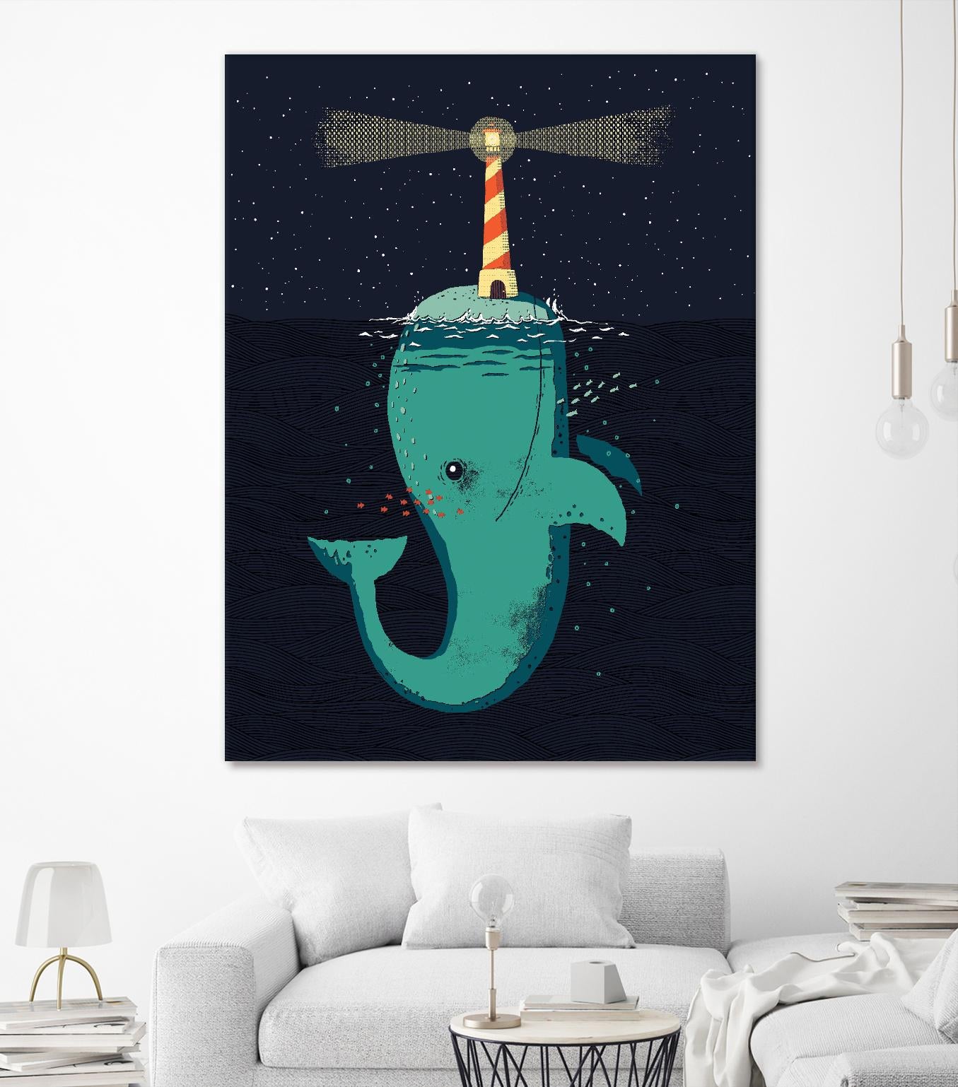 King of The Narwhals by Michael Buxton on GIANT ART - multicolor urban/pop surrealism; animals; children
