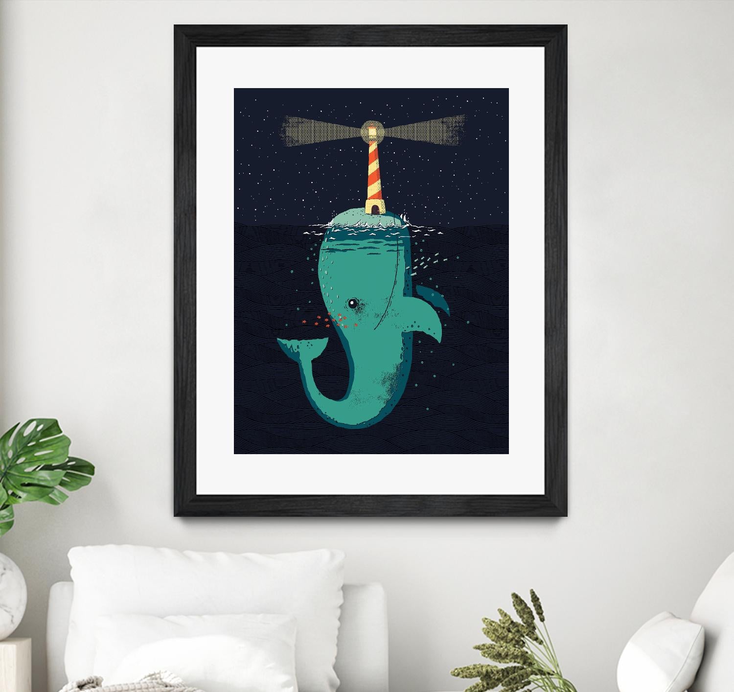 King of The Narwhals by Michael Buxton on GIANT ART - multicolor urban/pop surrealism; animals; children