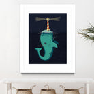 King of The Narwhals by Michael Buxton on GIANT ART - multicolor urban/pop surrealism; animals; children