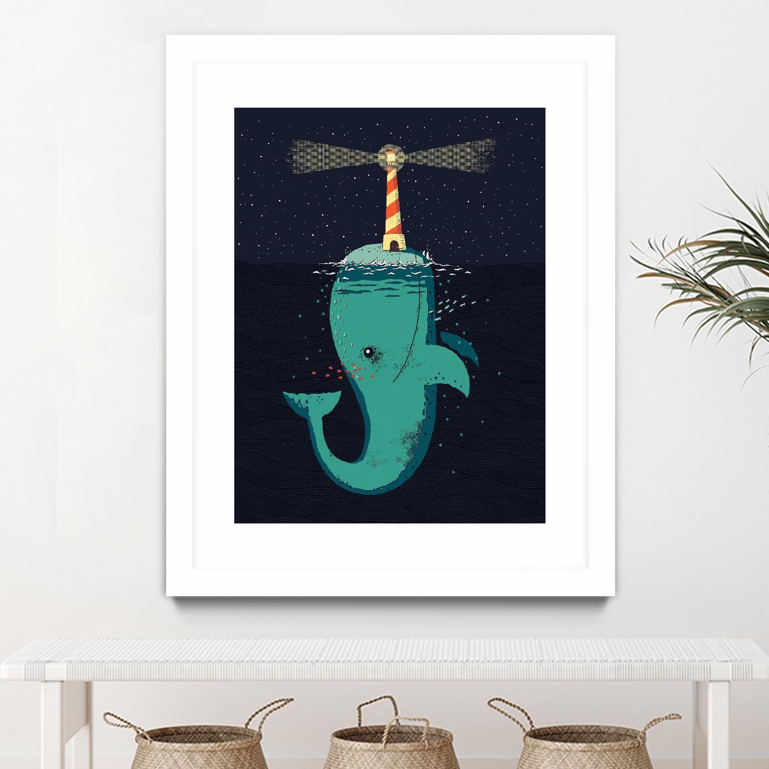 King of The Narwhals by Michael Buxton on GIANT ART - multicolor urban/pop surrealism; animals; children