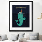 King of The Narwhals by Michael Buxton on GIANT ART - multicolor urban/pop surrealism; animals; children