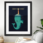 King of The Narwhals by Michael Buxton on GIANT ART - multicolor urban/pop surrealism; animals; children