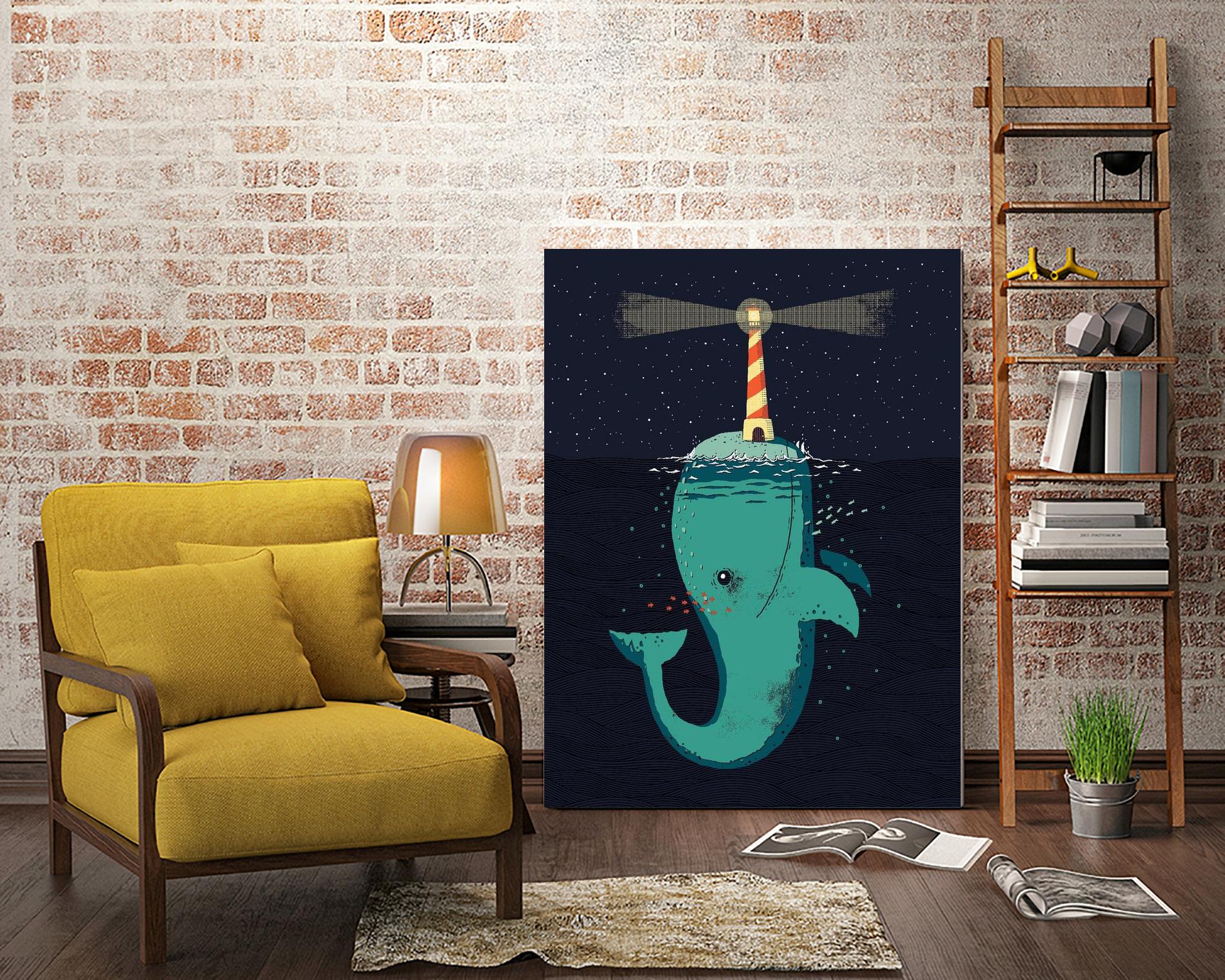 King of The Narwhals by Michael Buxton on GIANT ART - multicolor urban/pop surrealism; animals; children