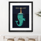 King of The Narwhals by Michael Buxton on GIANT ART - multicolor urban/pop surrealism; animals; children
