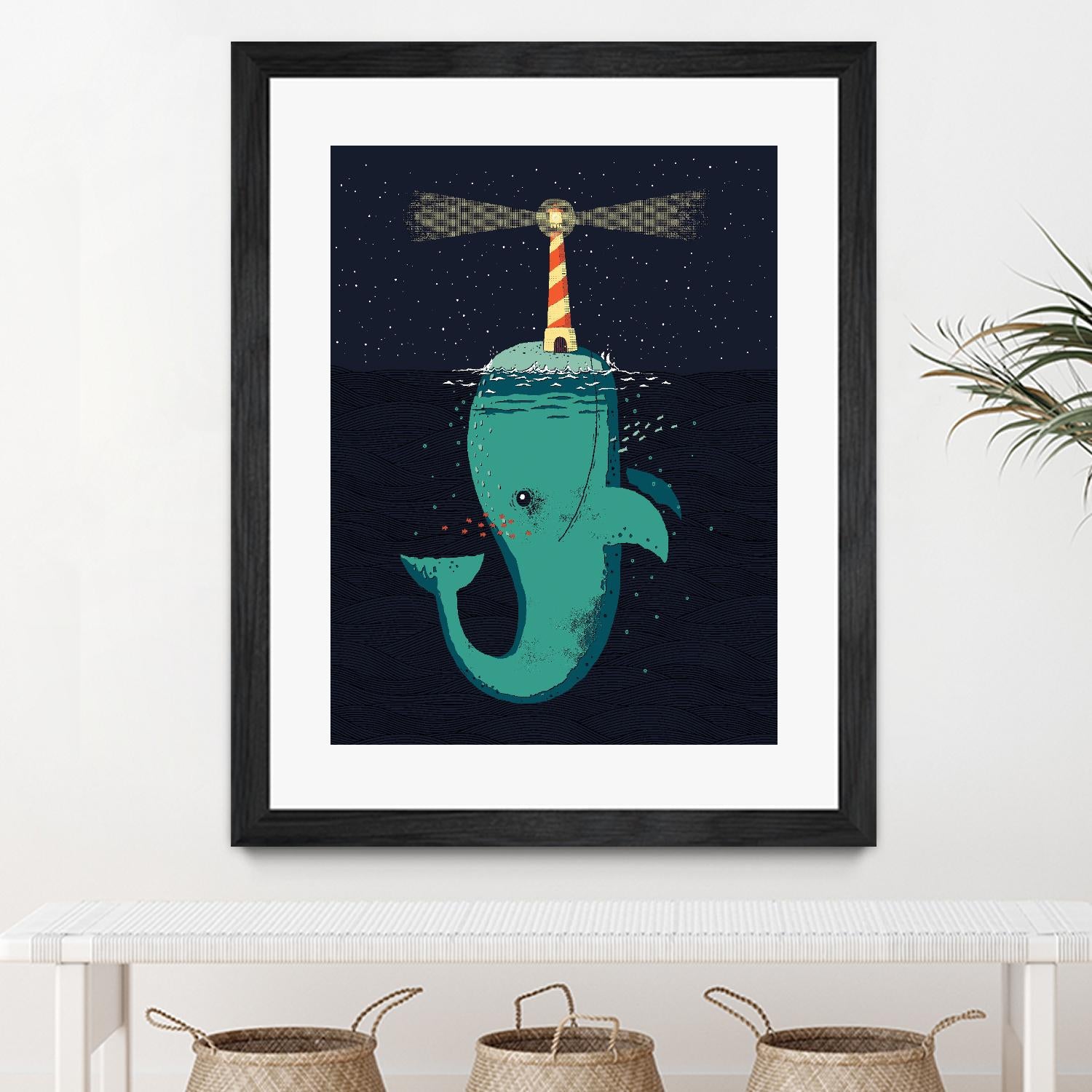 King of The Narwhals by Michael Buxton on GIANT ART - multicolor urban/pop surrealism; animals; children