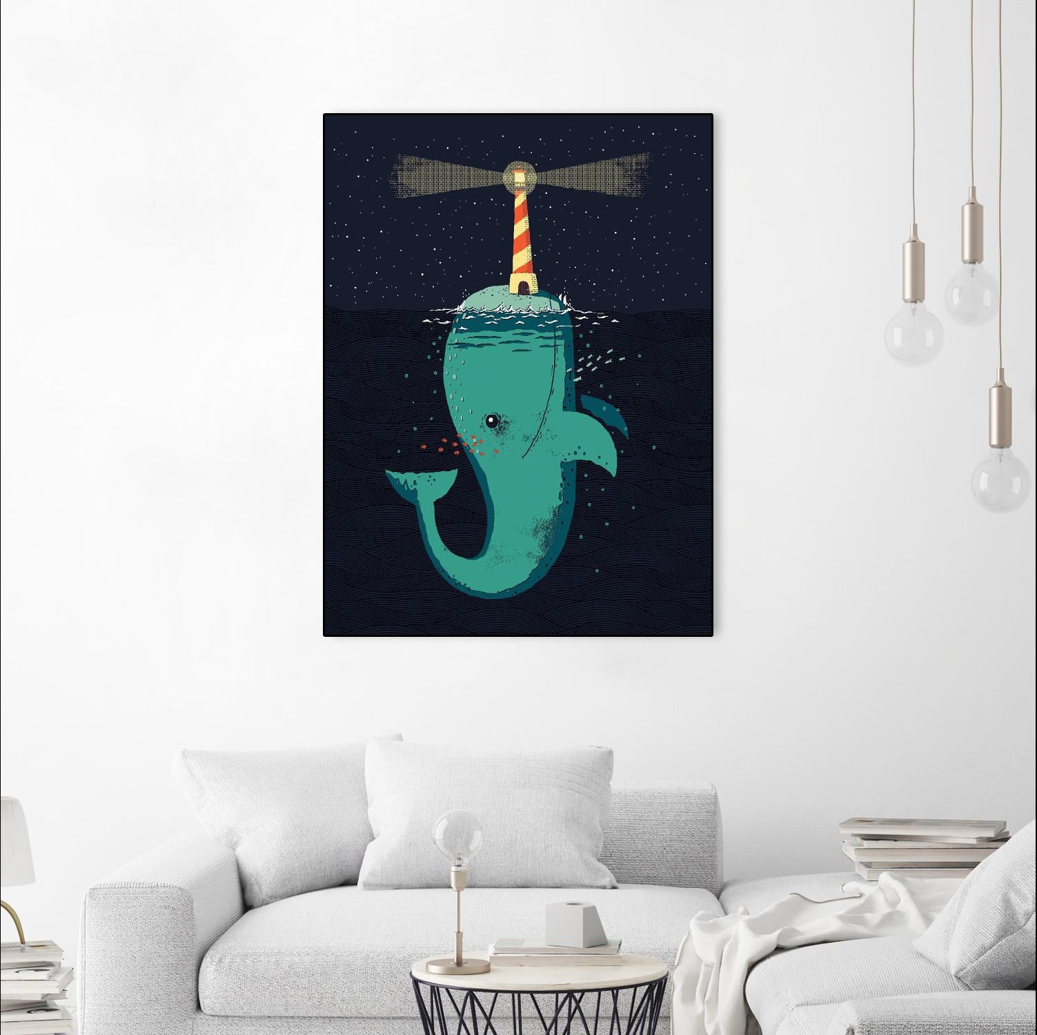King of The Narwhals by Michael Buxton on GIANT ART - multicolor urban/pop surrealism; animals; children