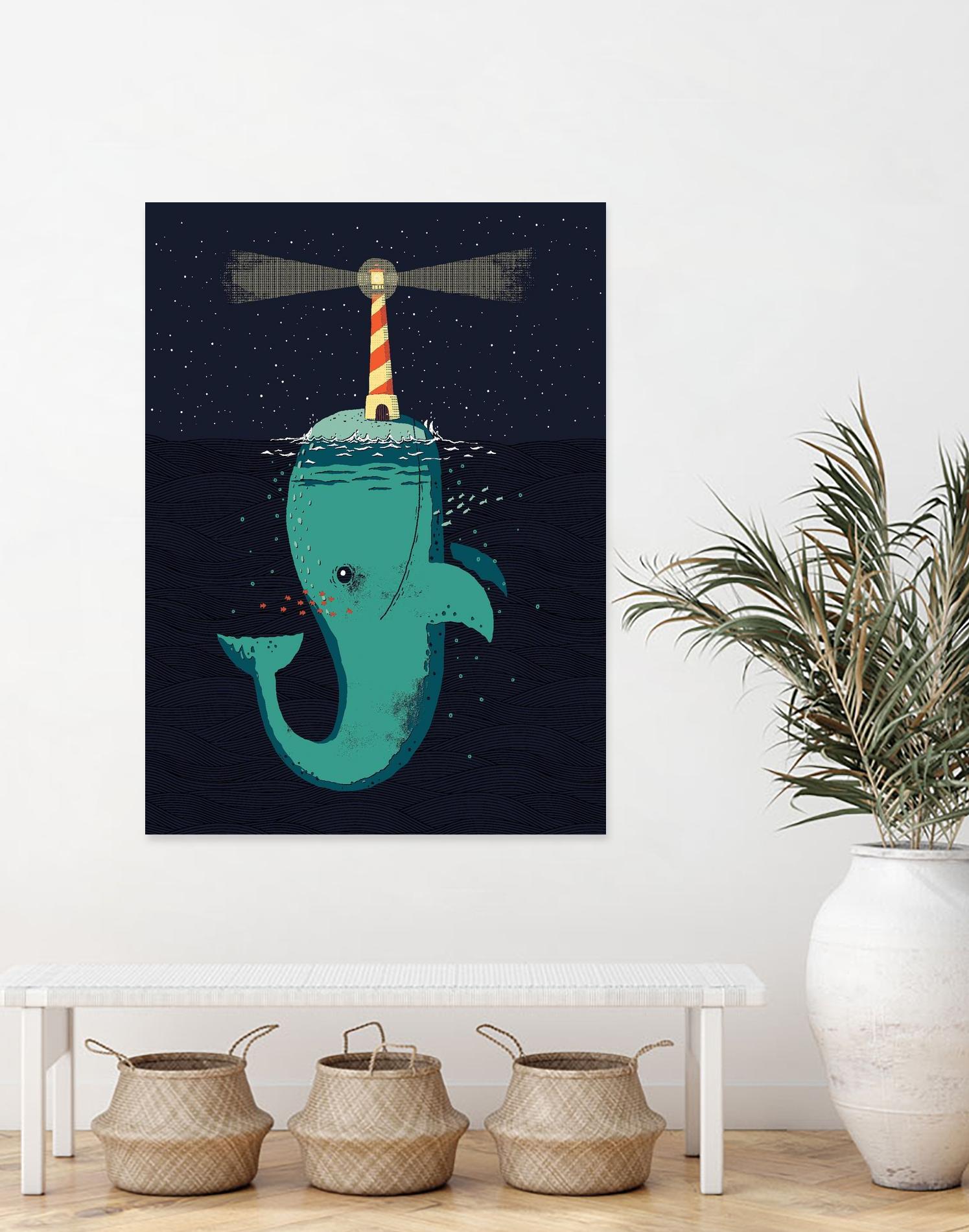 King of The Narwhals by Michael Buxton on GIANT ART - multicolor urban/pop surrealism; animals; children