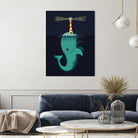 King of The Narwhals by Michael Buxton on GIANT ART - multicolor urban/pop surrealism; animals; children