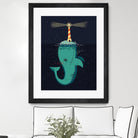 King of The Narwhals by Michael Buxton on GIANT ART - multicolor urban/pop surrealism; animals; children