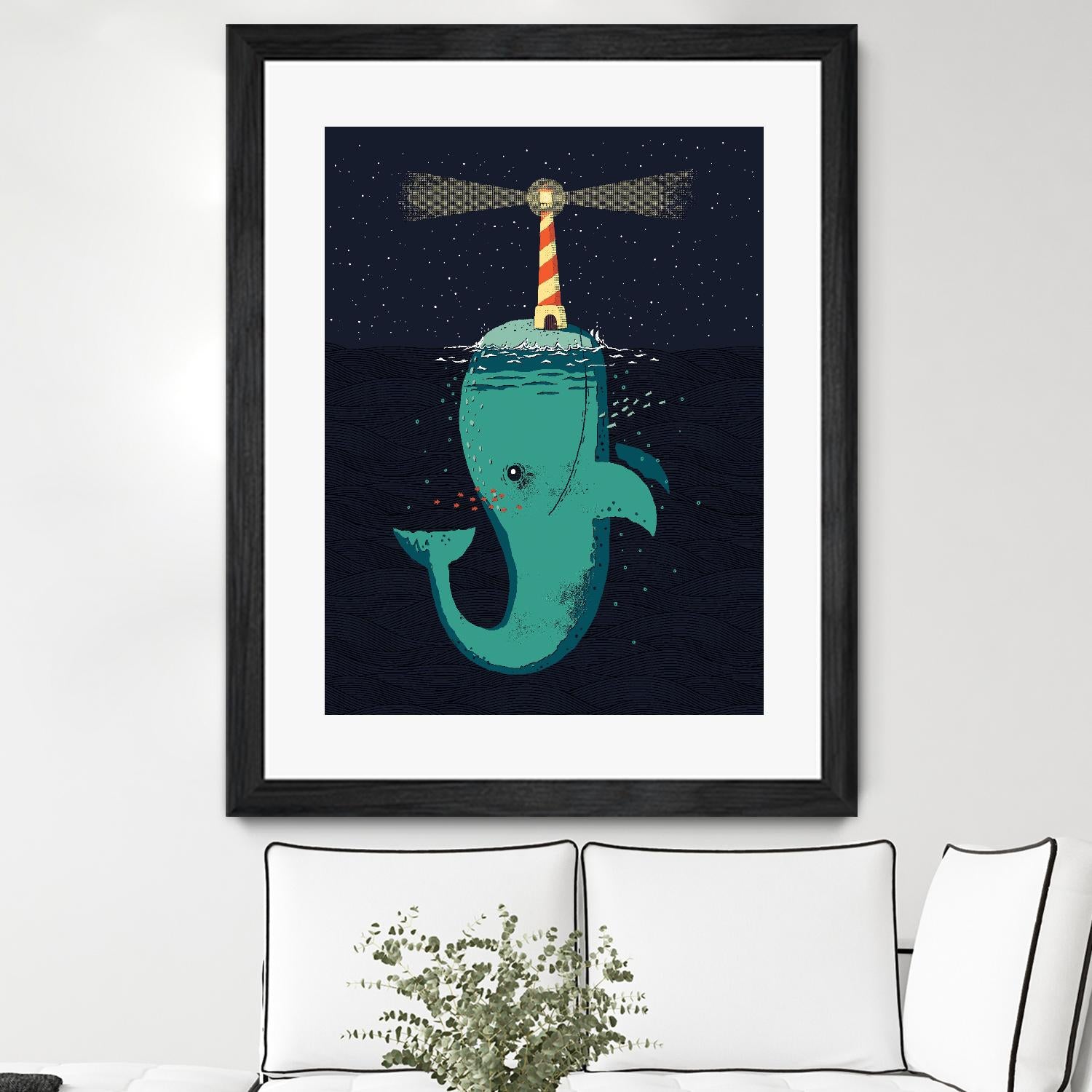 King of The Narwhals by Michael Buxton on GIANT ART - multicolor urban/pop surrealism; animals; children