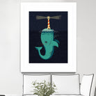King of The Narwhals by Michael Buxton on GIANT ART - multicolor urban/pop surrealism; animals; children