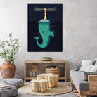 King of The Narwhals by Michael Buxton on GIANT ART - multicolor urban/pop surrealism; animals; children