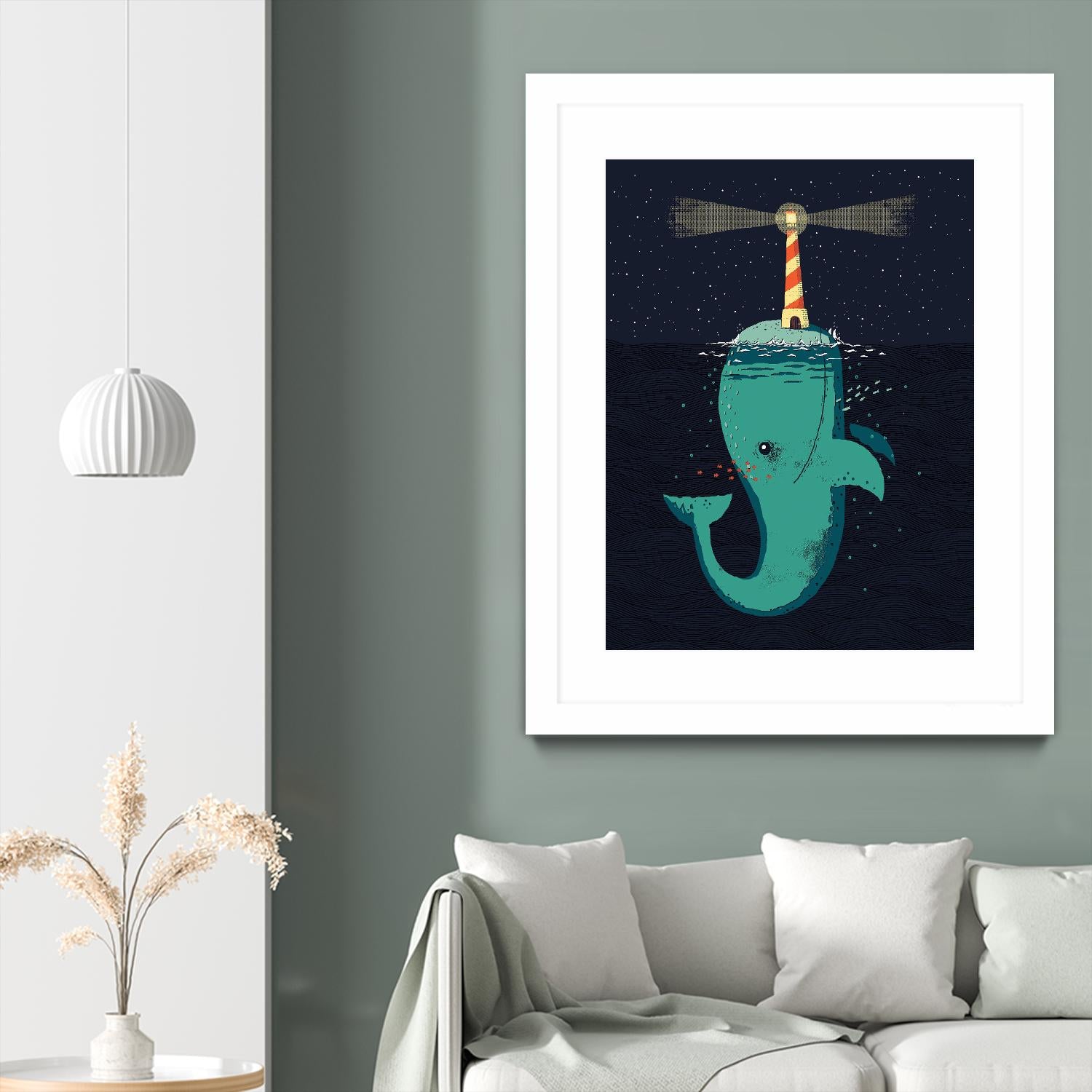 King of The Narwhals by Michael Buxton on GIANT ART - multicolor urban/pop surrealism; animals; children
