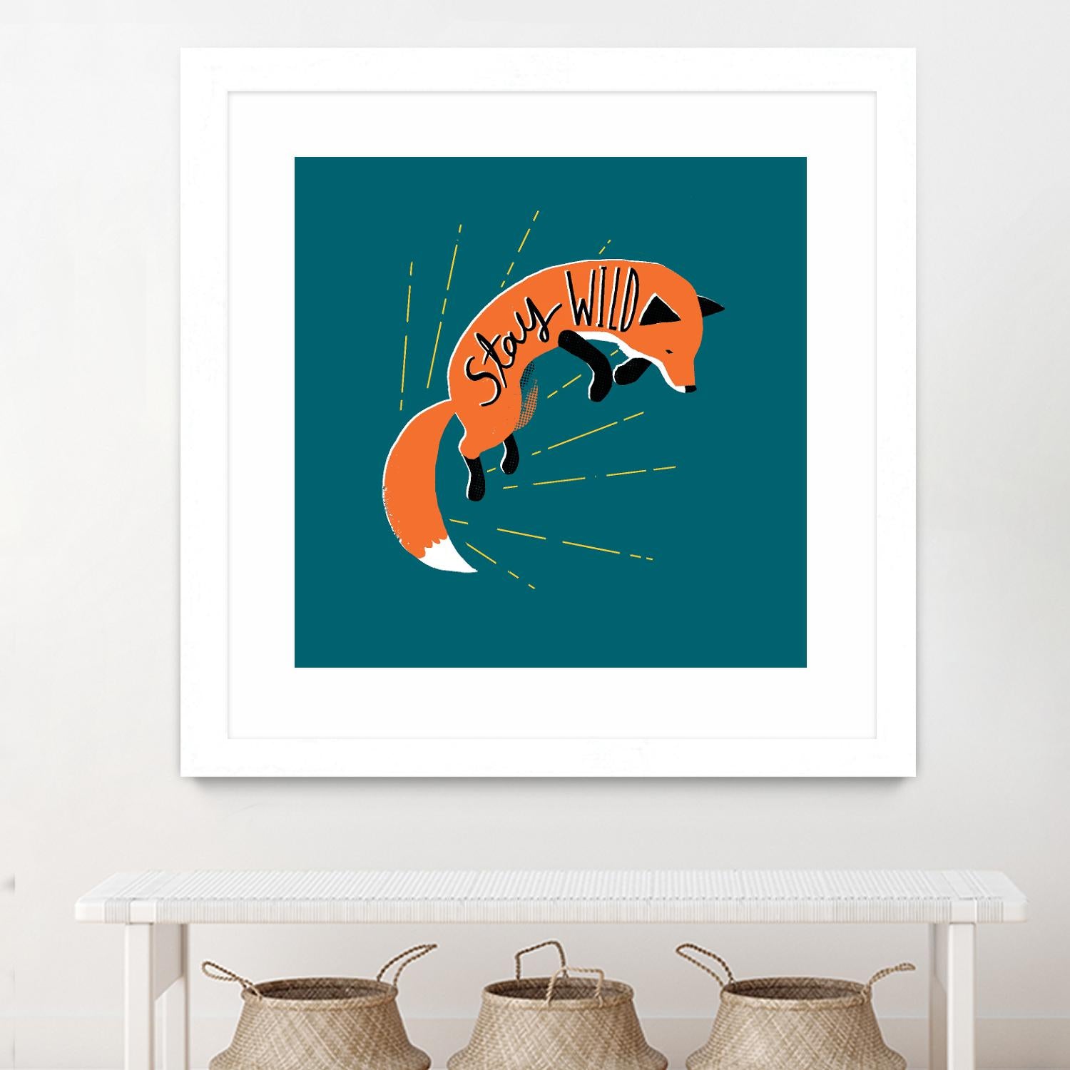 Stay Wild by Michael Buxton on GIANT ART - multicolor urban/pop surrealism; animals; inspirational