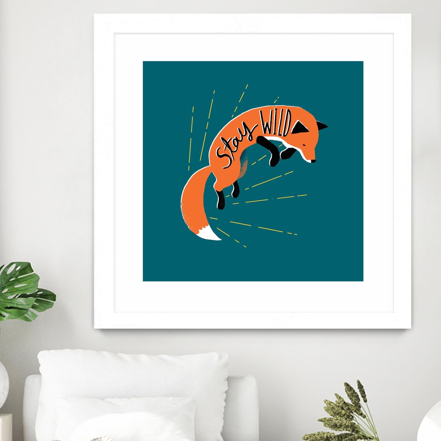 Stay Wild by Michael Buxton on GIANT ART - multicolor urban/pop surrealism; animals; inspirational