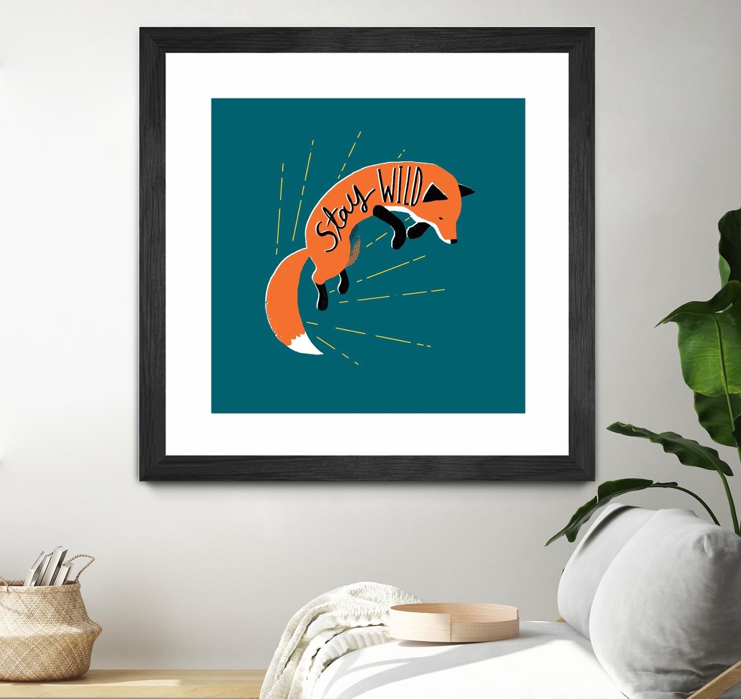 Stay Wild by Michael Buxton on GIANT ART - multicolor urban/pop surrealism; animals; inspirational