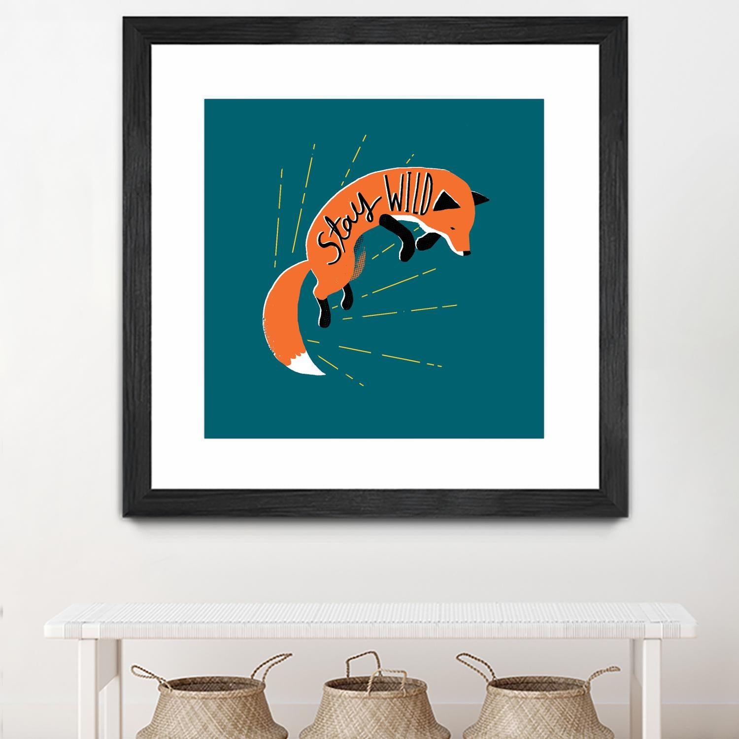 Stay Wild by Michael Buxton on GIANT ART - multicolor urban/pop surrealism; animals; inspirational