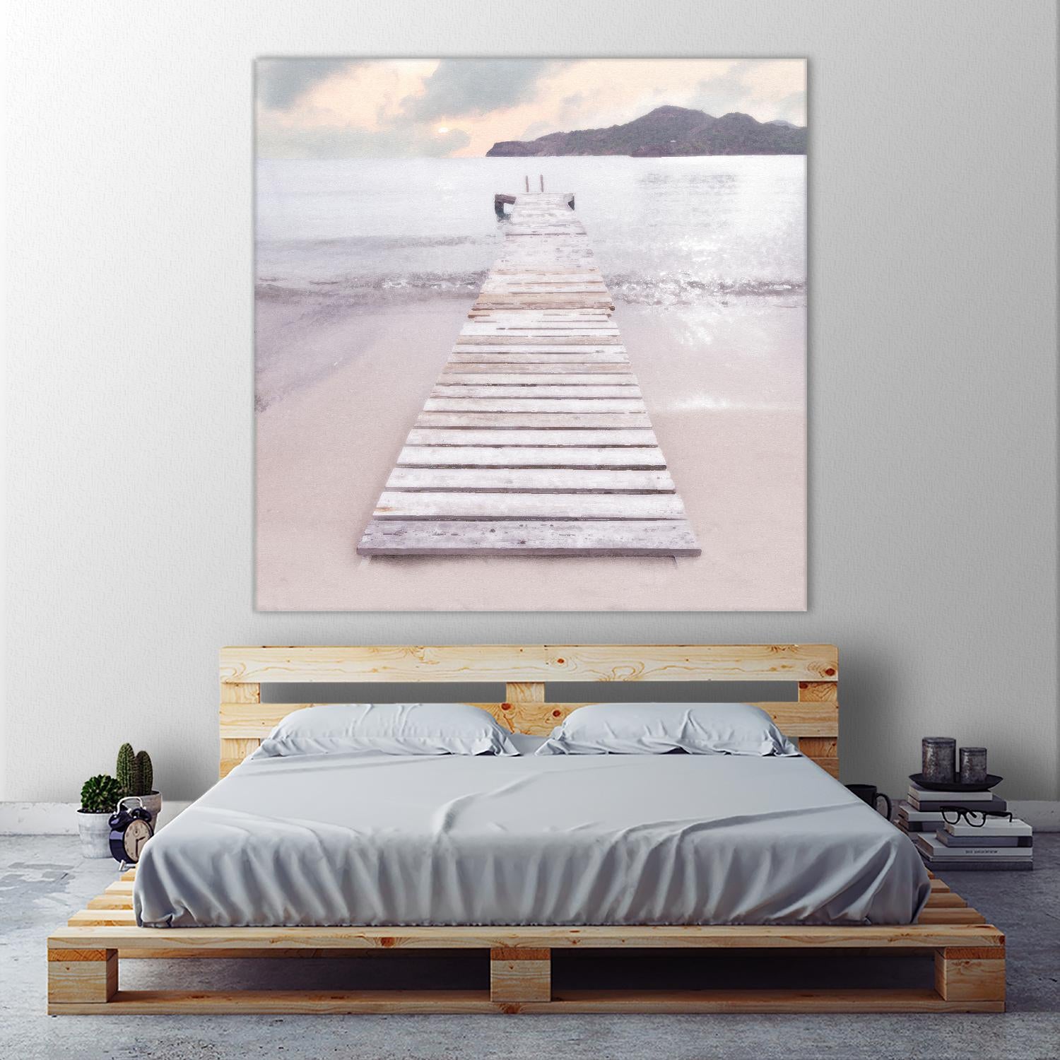 Zen No. 6 by Noah Bay on GIANT ART - multi coastal, landscapes, beaches, docks/piers, ocean