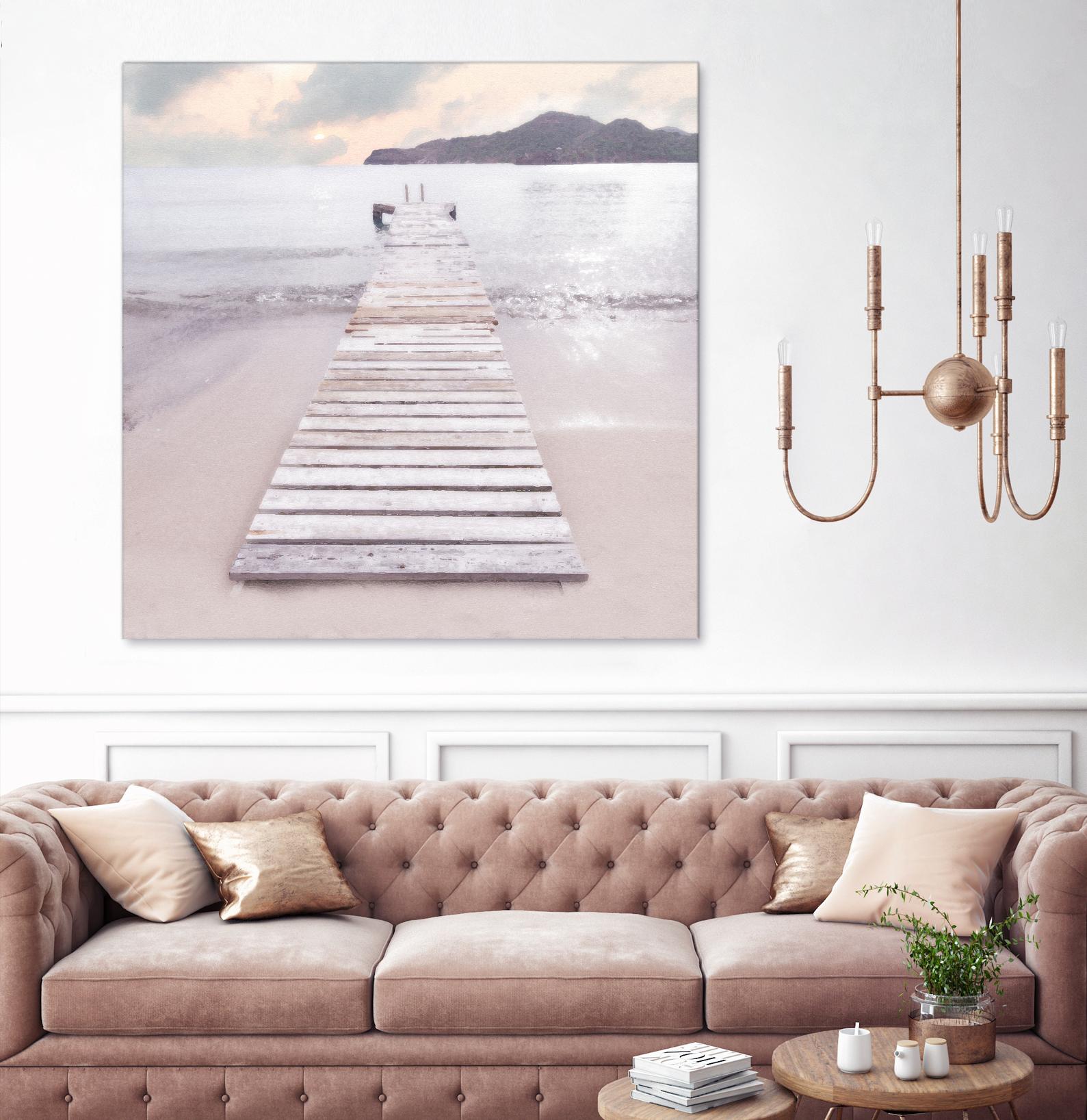 Zen No. 6 by Noah Bay on GIANT ART - multi coastal, landscapes, beaches, docks/piers, ocean