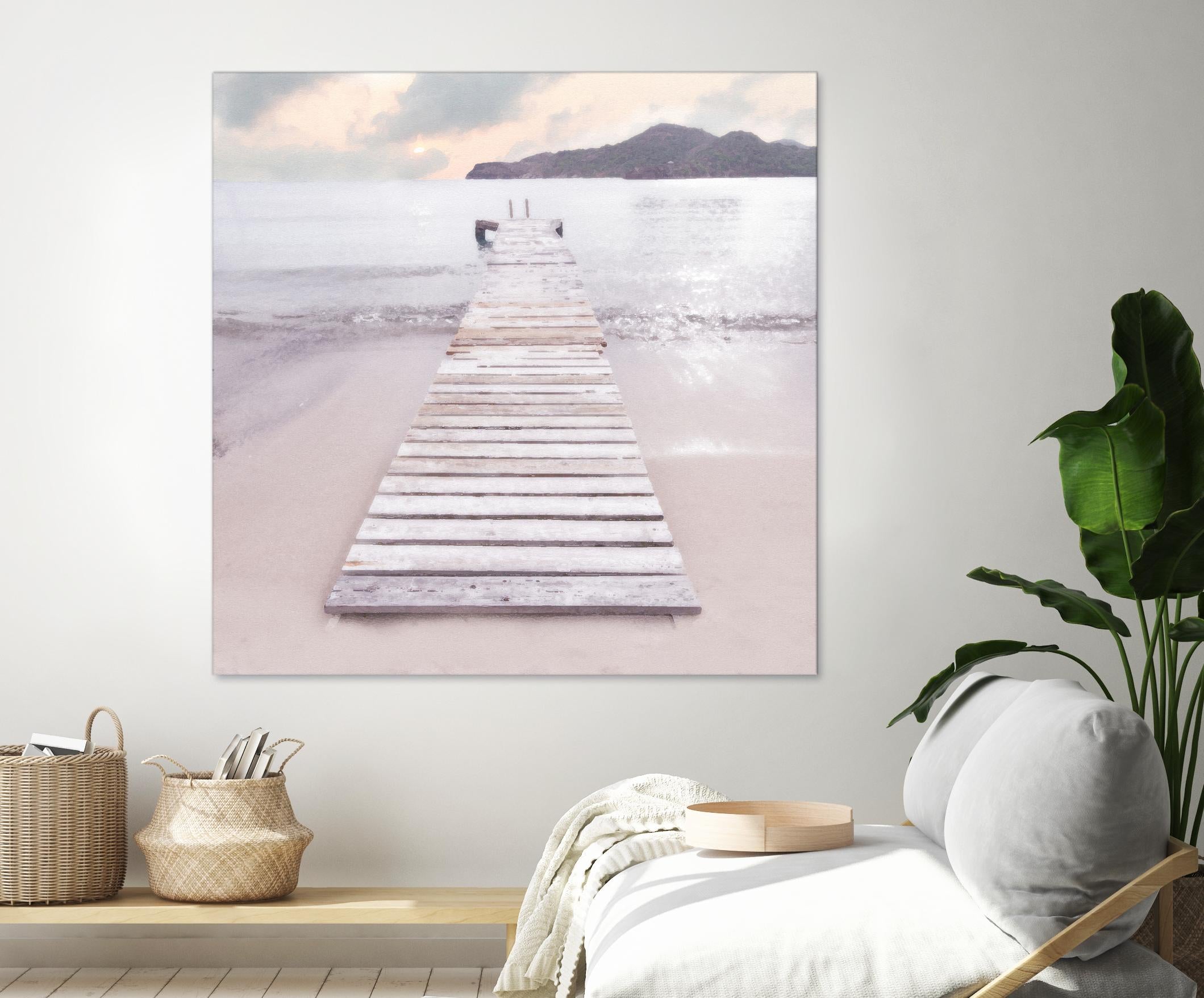 Zen No. 6 by Noah Bay on GIANT ART - multi coastal, landscapes, beaches, docks/piers, ocean