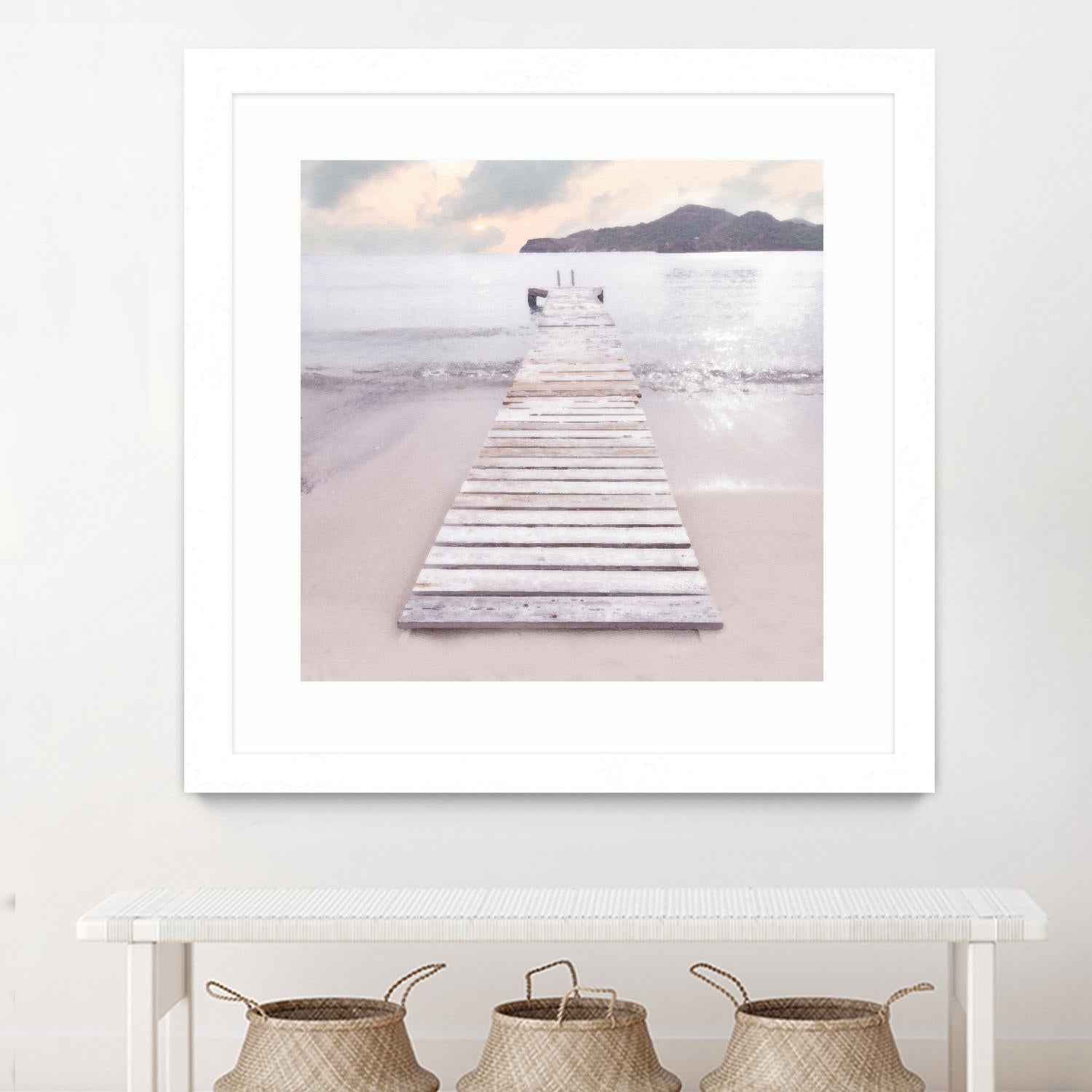 Zen No. 6 by Noah Bay on GIANT ART - multi coastal, landscapes, beaches, docks/piers, ocean