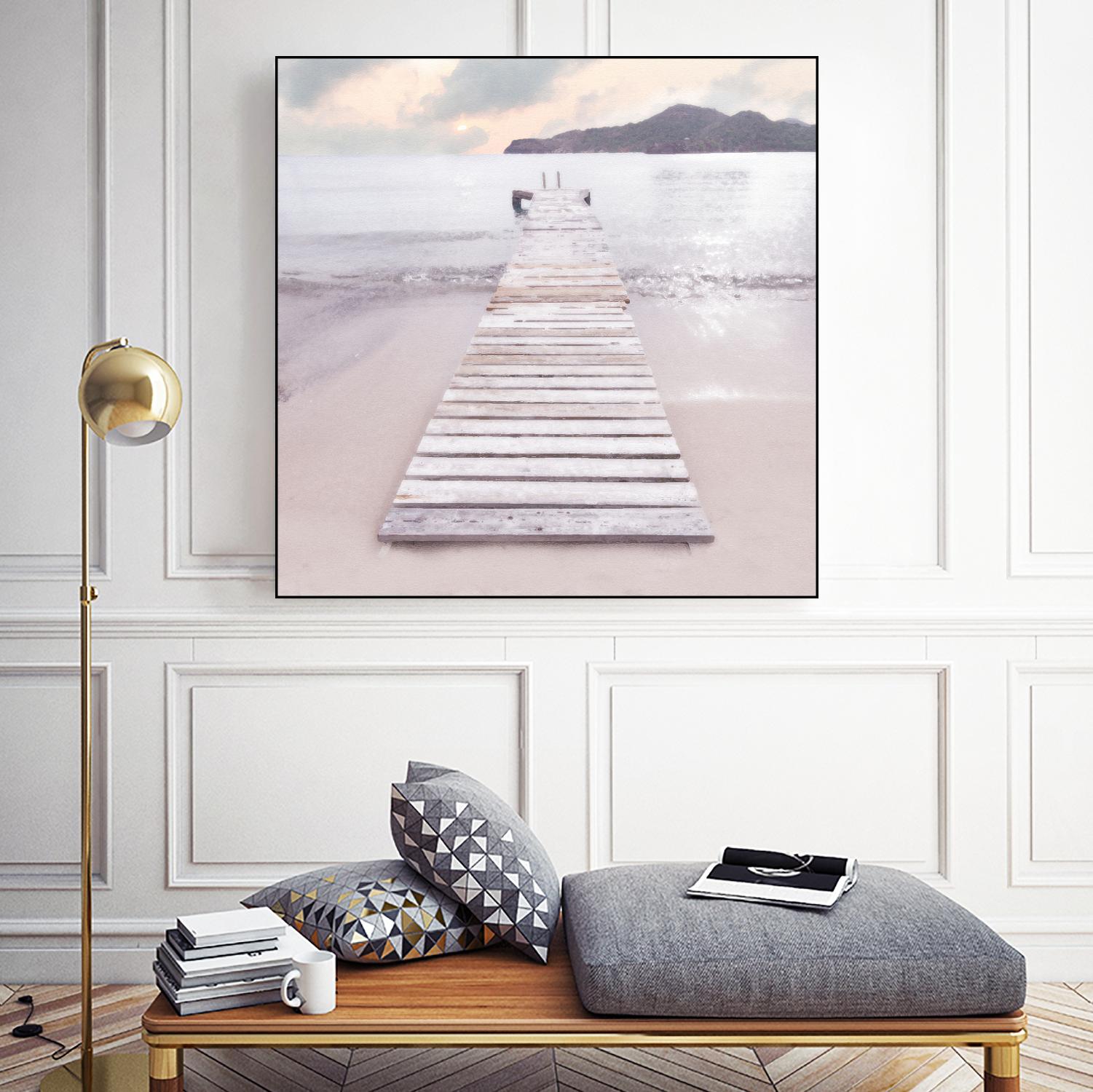 Zen No. 6 by Noah Bay on GIANT ART - multi coastal, landscapes, beaches, docks/piers, ocean