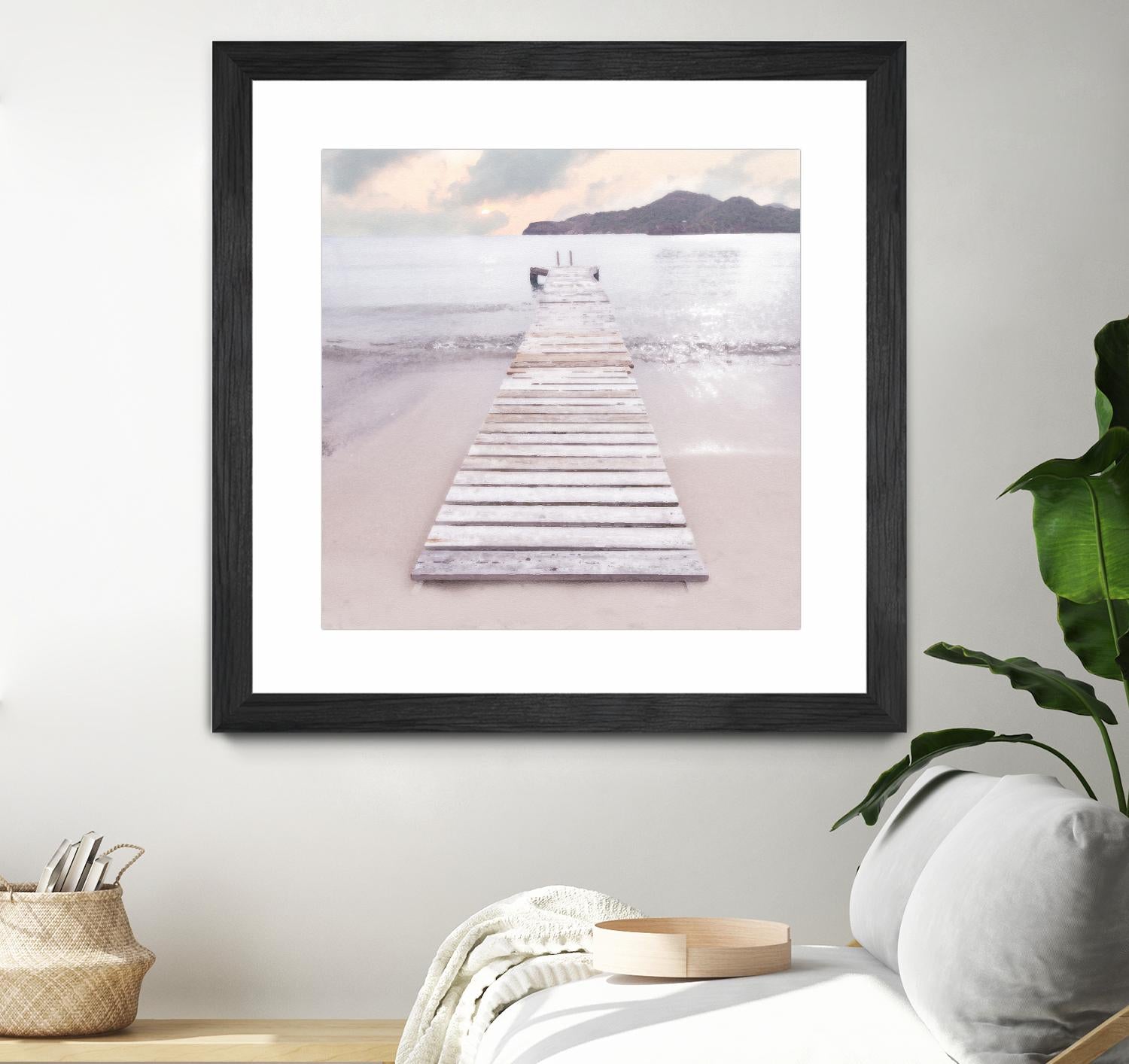 Zen No. 6 by Noah Bay on GIANT ART - multi coastal, landscapes, beaches, docks/piers, ocean