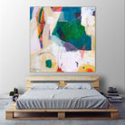 Oide 4 by Pamela K Beer on GIANT ART - yellow,blue abstracts, contemporary