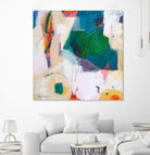 Oide 4 by Pamela K Beer on GIANT ART - yellow,blue abstracts, contemporary