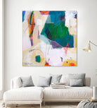Oide 4 by Pamela K Beer on GIANT ART - yellow,blue abstracts, contemporary