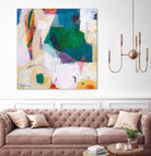 Oide 4 by Pamela K Beer on GIANT ART - yellow,blue abstracts, contemporary