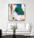 Oide 4 by Pamela K Beer on GIANT ART - yellow,blue abstracts, contemporary