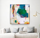 Oide 4 by Pamela K Beer on GIANT ART - yellow,blue abstracts, contemporary