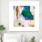 Oide 4 by Pamela K Beer on GIANT ART - yellow,blue abstracts, contemporary