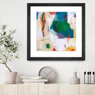 Oide 4 by Pamela K Beer on GIANT ART - yellow,blue abstracts, contemporary