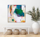 Oide 4 by Pamela K Beer on GIANT ART - yellow,blue abstracts, contemporary