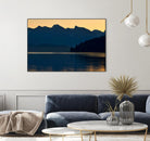 Peaceful Majesty by Chuck Burdick on GIANT ART - black,white landscapes, photography, lakes, mountains, sunrises/sunsets