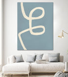 Unrestricted by Bronwyn Baker on GIANT ART - blue, white abstracts, contemporary