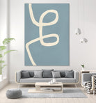 Unrestricted by Bronwyn Baker on GIANT ART - blue, white abstracts, contemporary