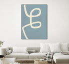 Unrestricted by Bronwyn Baker on GIANT ART - blue, white abstracts, contemporary