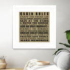 Cabin Rules by Jim Baldwin on GIANT ART - multicolor inspirational