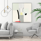 Interruptions by Aliza Cohen on GIANT ART - multicolor abstracts; contemporary