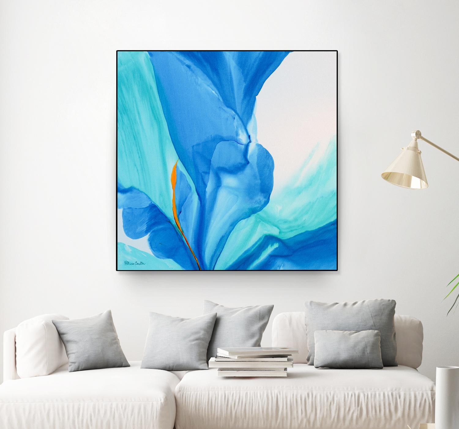 Banera II by Faro on GIANT ART - yellow bathroom